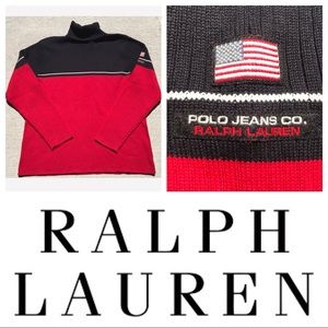 Polo Jeans Co Ralph Lauren XL Turtleneck Sweater